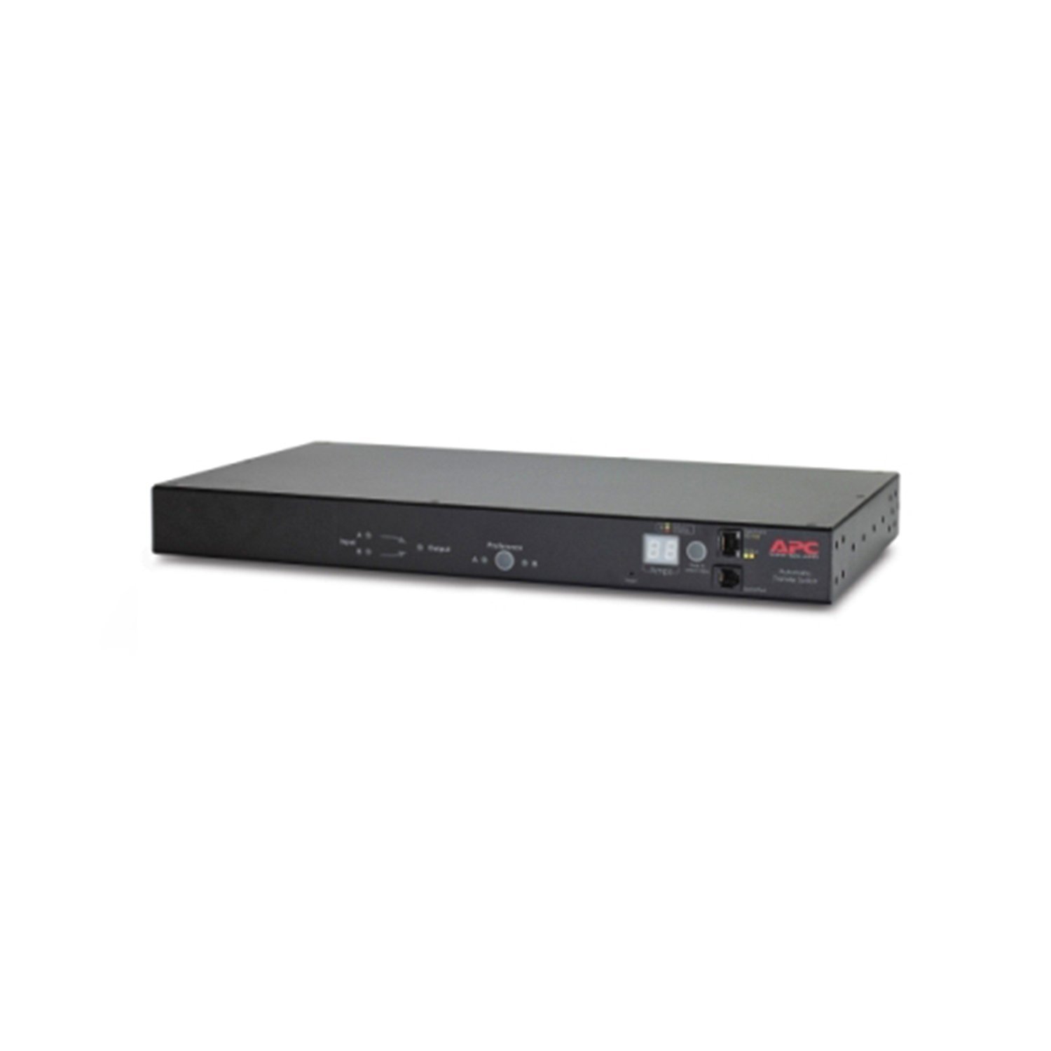 APC RACK ATS, 20A/208V, 16A/230V, C20 IN, (8) C13 (1) C19 OUT (AP7723)